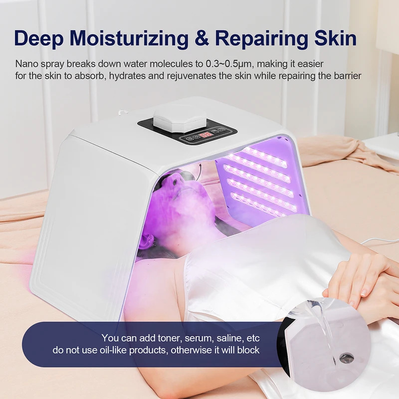 7 สี LED โฟตอนบิวตี้มาส์กบำรุง - Spa & Wellness Komplex Bristol Royal * * * * บทวิจารณ์และราคา