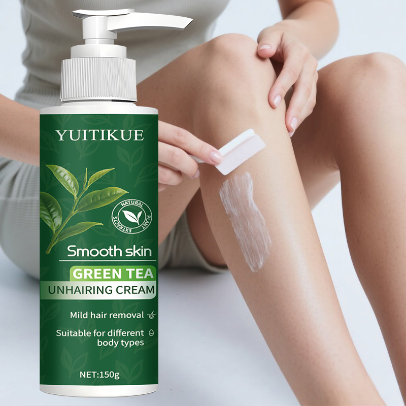 YUITIKUE ครีมกำจัดขนชาเขียว 15 - Hair Removal Cream บทวิจารณ์และราคา